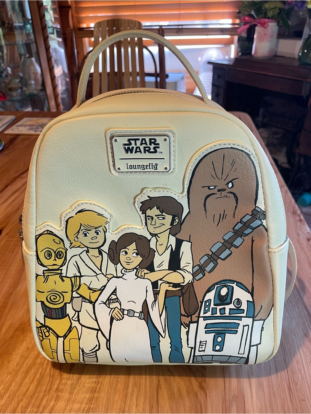 Loungefly Cream Star Wars Character Backpack
